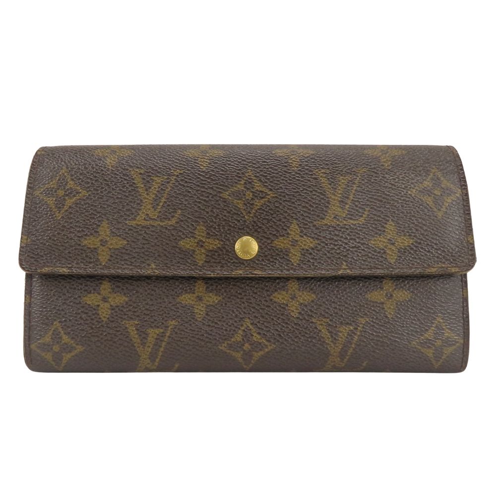 Louis Vuitton Wallet Portefeuille Sarah Monogram Brown Standard Bifold