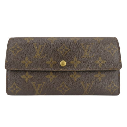 Louis Vuitton Wallet Portefeuille Sarah Monogram Brown Standard Bifold