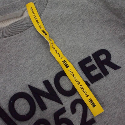 Moncler Maglia Girocollo Logo Sweatshirt Pullover Embroidery L Gray — view 5