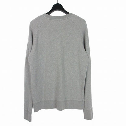 Moncler Maglia Girocollo Logo Sweatshirt Pullover Embroidery L Gray — view 2