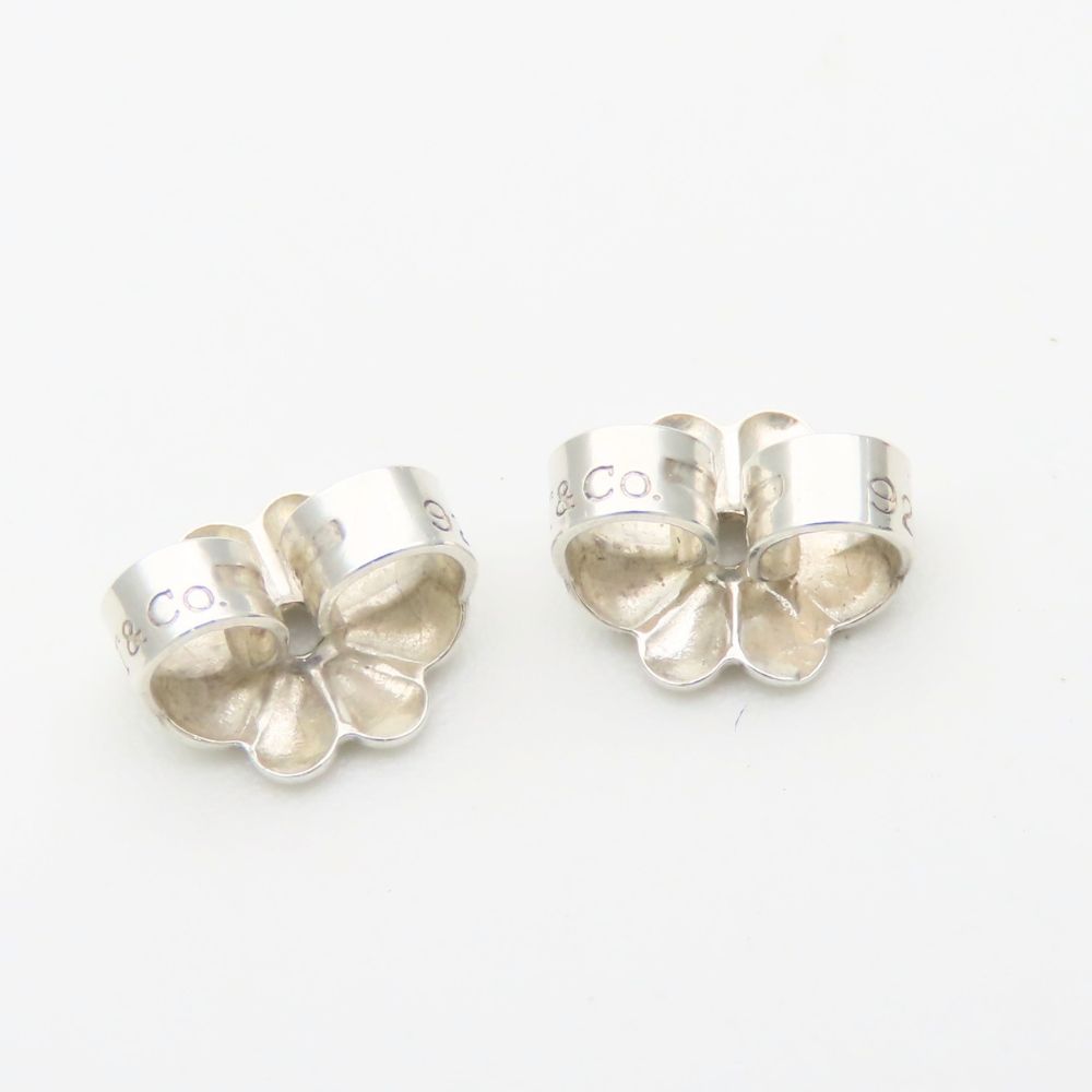 Tiffany & Co Earrings Heart 925 Sterling Silver Open Swing — view 9