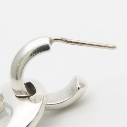 Tiffany & Co Earrings Heart 925 Sterling Silver Open Swing — view 8