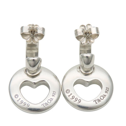 Tiffany & Co Earrings Heart 925 Sterling Silver Open Swing — view 2