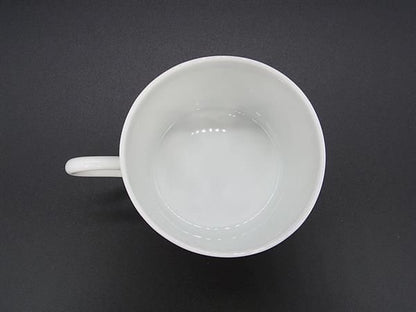 Hermes Cup & Saucer Guadalquivir Red White Porcelain — view 4