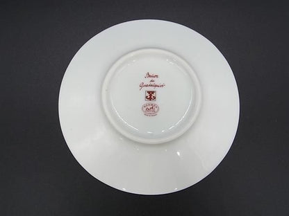 Hermes Cup & Saucer Guadalquivir Red White Porcelain — view 3