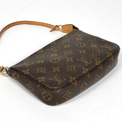 Louis Vuitton Pochette Makeup Cosmetics Pouch Monogram Brown — view 2