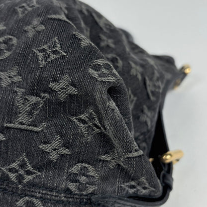 Louis Vuitton Neocavi GM Handbag Monogram Denim Noir — view 3