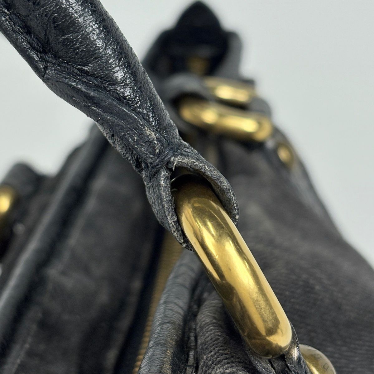 Louis Vuitton Neocavi GM Handbag Monogram Denim Noir — view 6