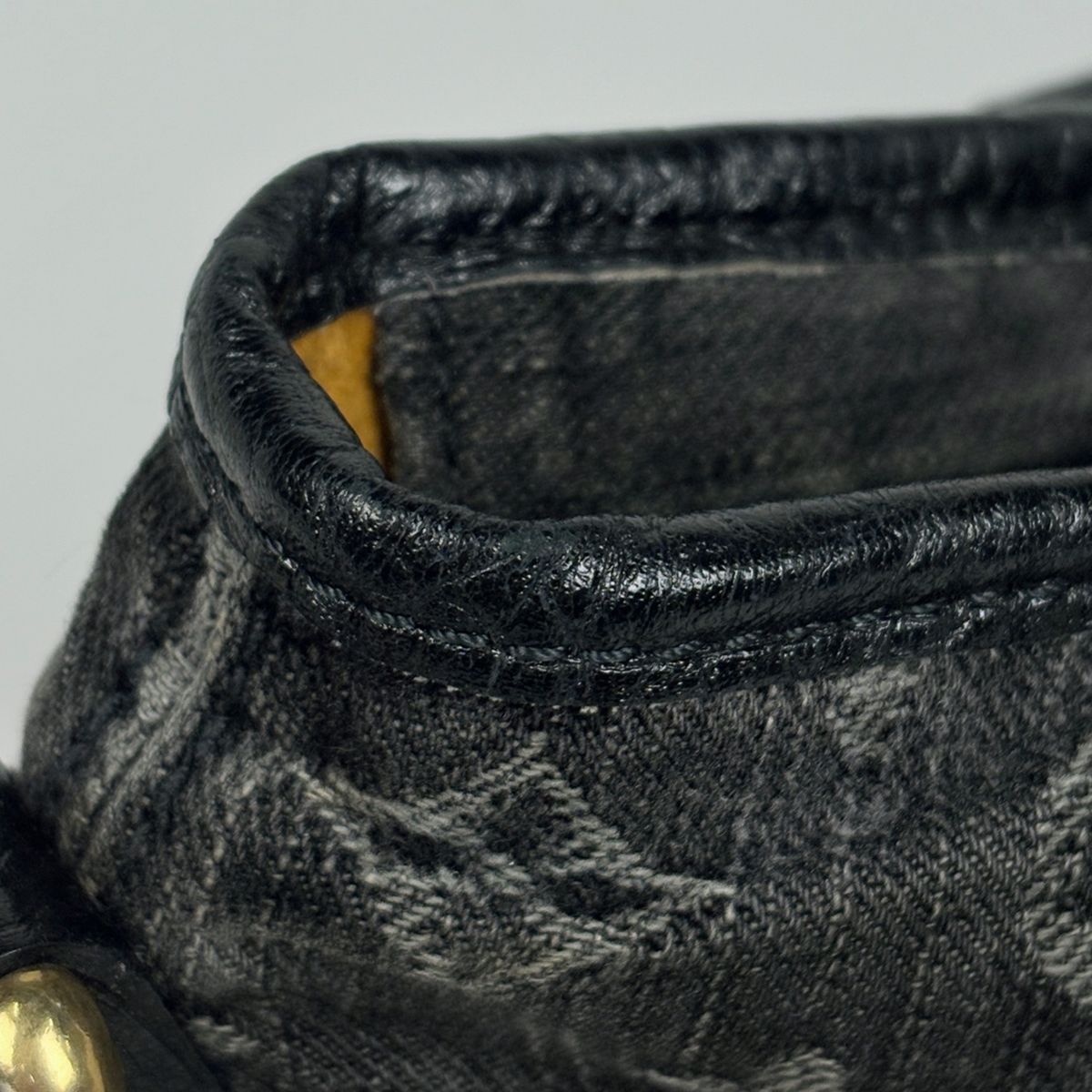 Louis Vuitton Neocavi GM Handbag Monogram Denim Noir — view 5