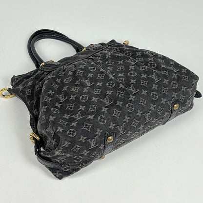 Louis Vuitton Neocavi GM Handbag Monogram Denim Noir — view 2