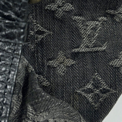 Louis Vuitton Neocavi GM Handbag Monogram Denim Noir — view 4
