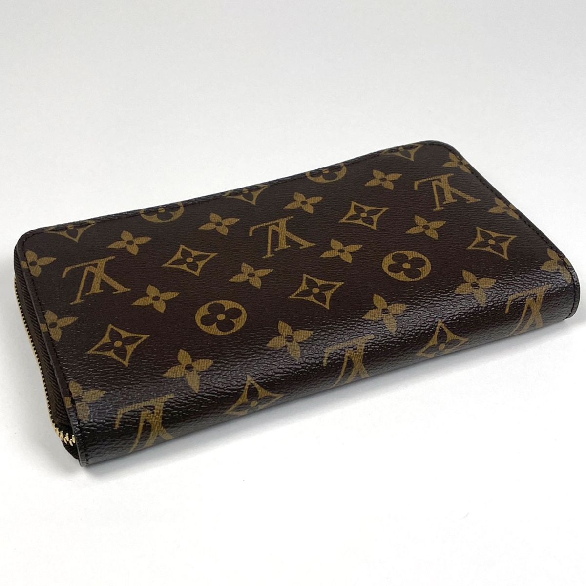 Louis Vuitton Zippy Organizer Round Zip Wallet Monogram Brown — view 2