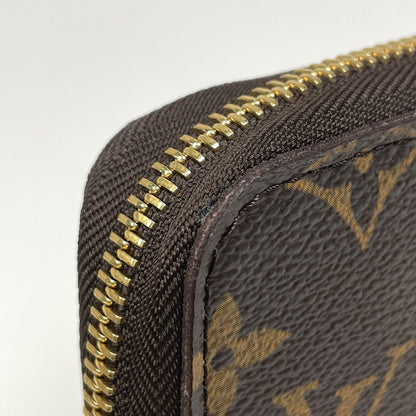 Louis Vuitton Zippy Organizer Round Zip Wallet Monogram Brown — view 4