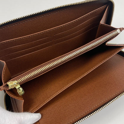 Louis Vuitton Zippy Organizer Round Zip Wallet Monogram Brown — view 6