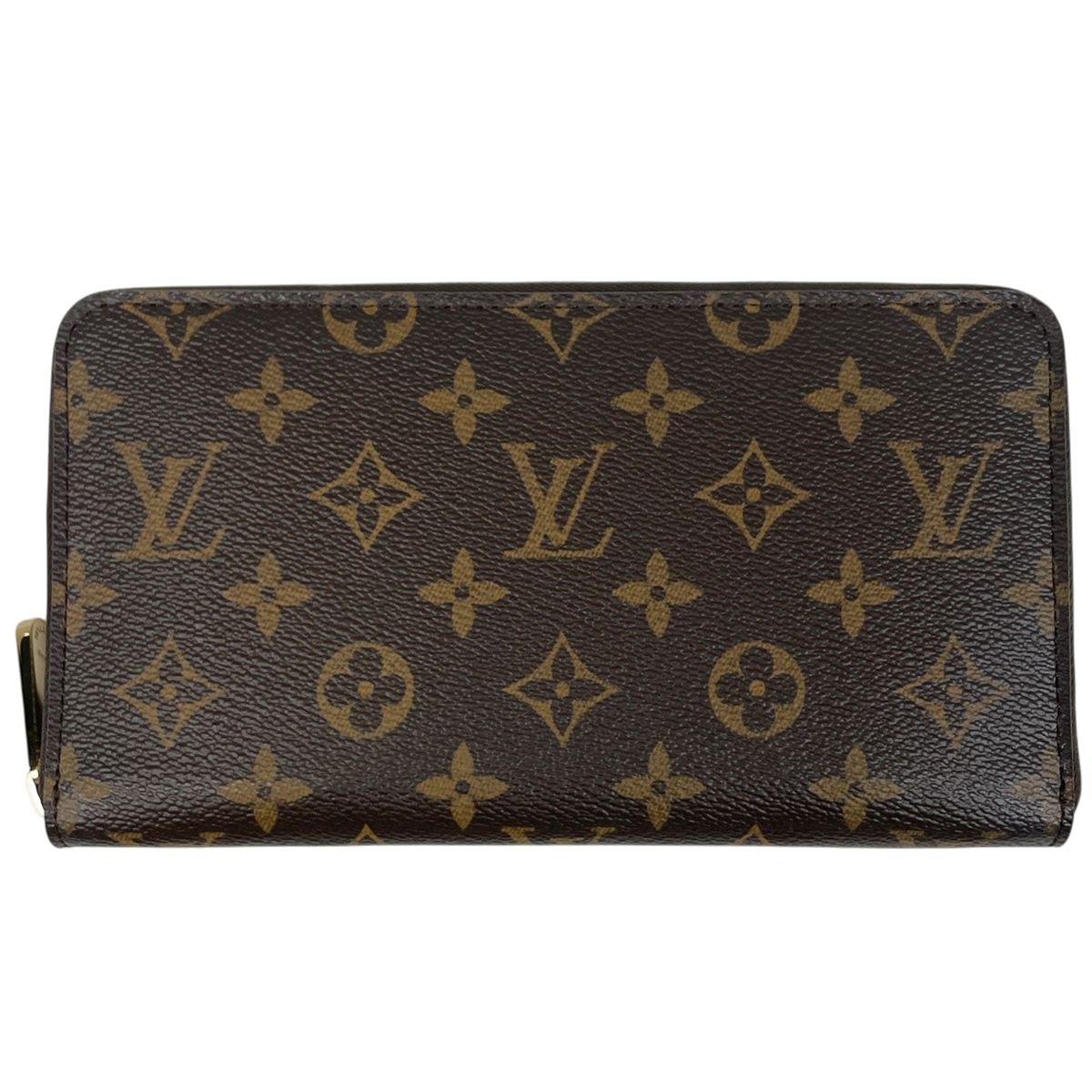 Louis Vuitton Zippy Organizer Round Zip Wallet Monogram Brown