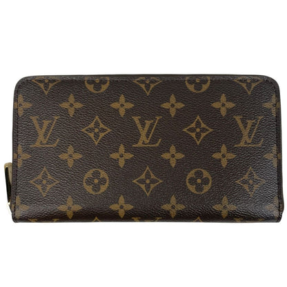 Louis Vuitton Zippy Organizer Round Zip Wallet Monogram Brown