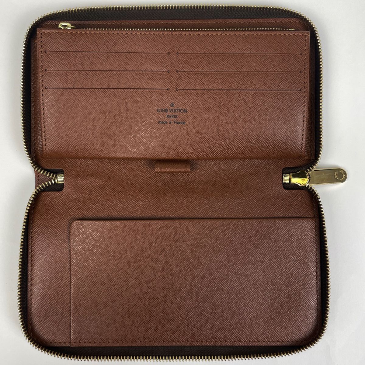 Louis Vuitton Zippy Organizer Round Zip Wallet Monogram Brown — view 8