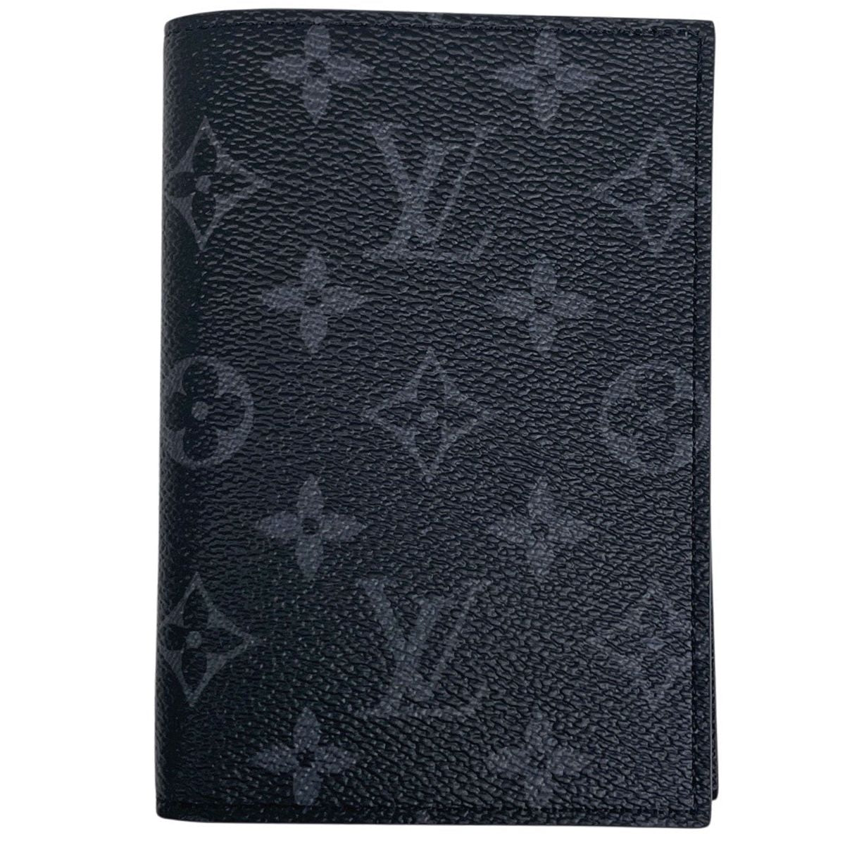 Louis Vuitton Couverture Passport NM Holder Monogram Eclipse Noir