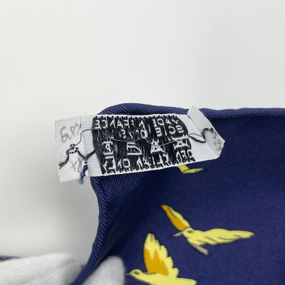 Hermes Carre 90 L'atlantide Atlantis Scarf Silk Navy Multicolor — view 3
