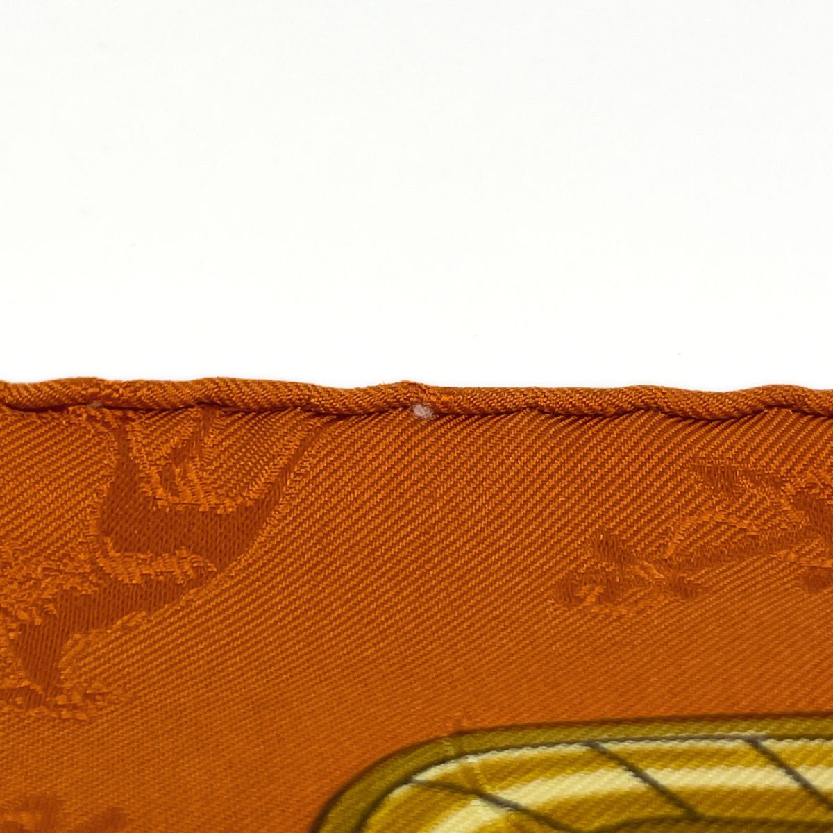Hermes Carre 90 le Geographe Geographer Scarf Silk Orange — view 5