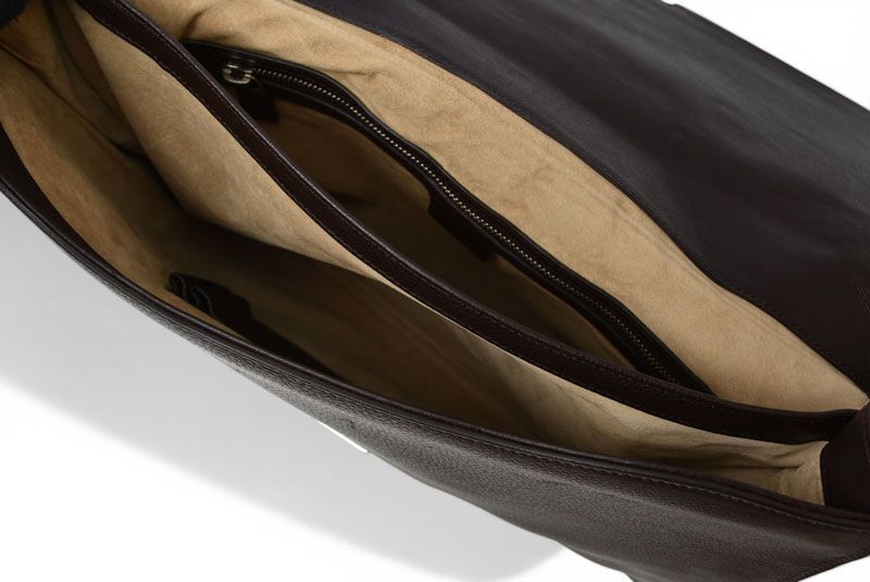 Gucci Clutch Compatible Vintage Leather Dark Brown Business — view 8