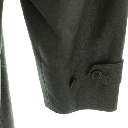Saint Laurent Yves Color Coat Outer with Liner Silk Blend Gray CX — view 5