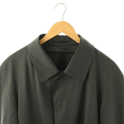 Saint Laurent Yves Color Coat Outer with Liner Silk Blend Gray CX — view 4