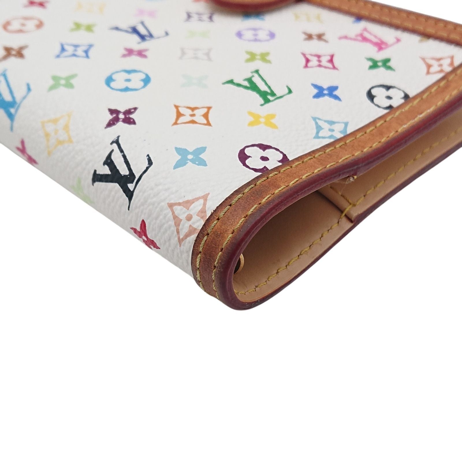 Louis Vuitton Agenda PM Monogram Multicolor Notebook Cover System White Blanc — view 8