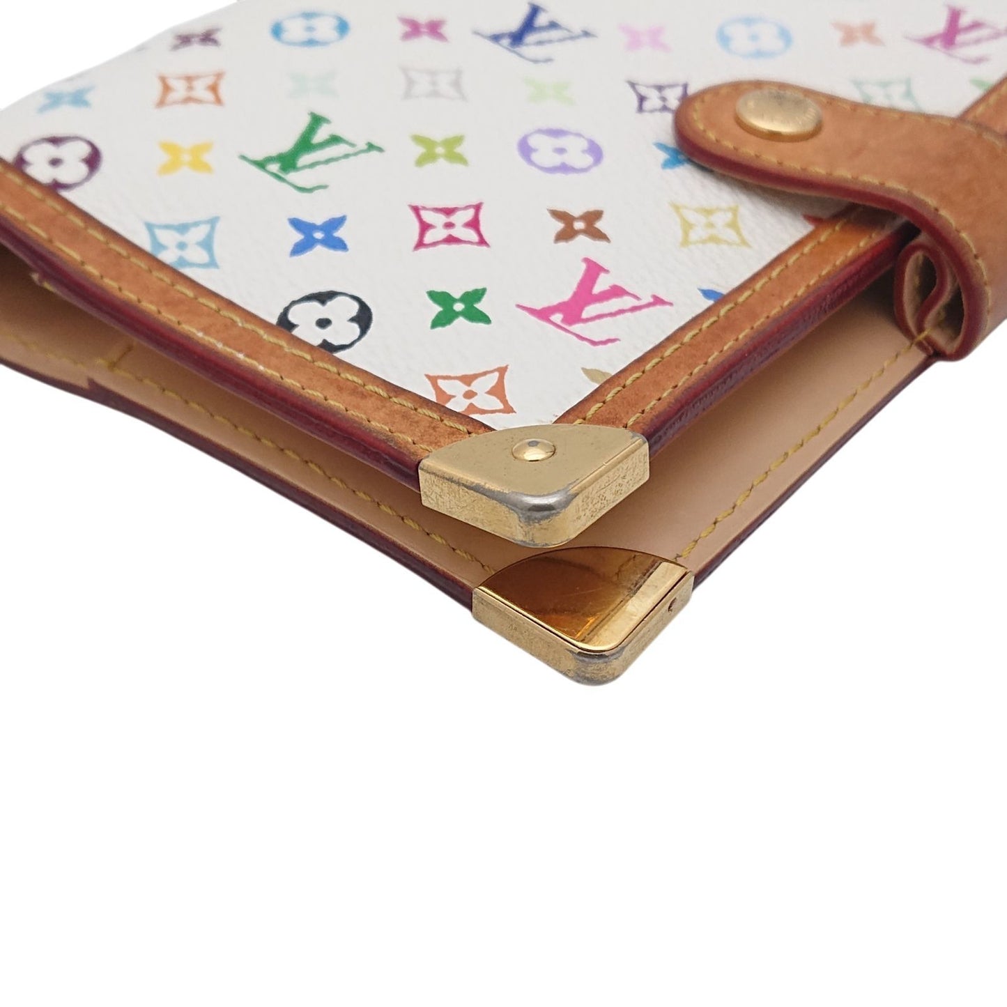 Louis Vuitton Agenda PM Monogram Multicolor Notebook Cover System White Blanc — view 9