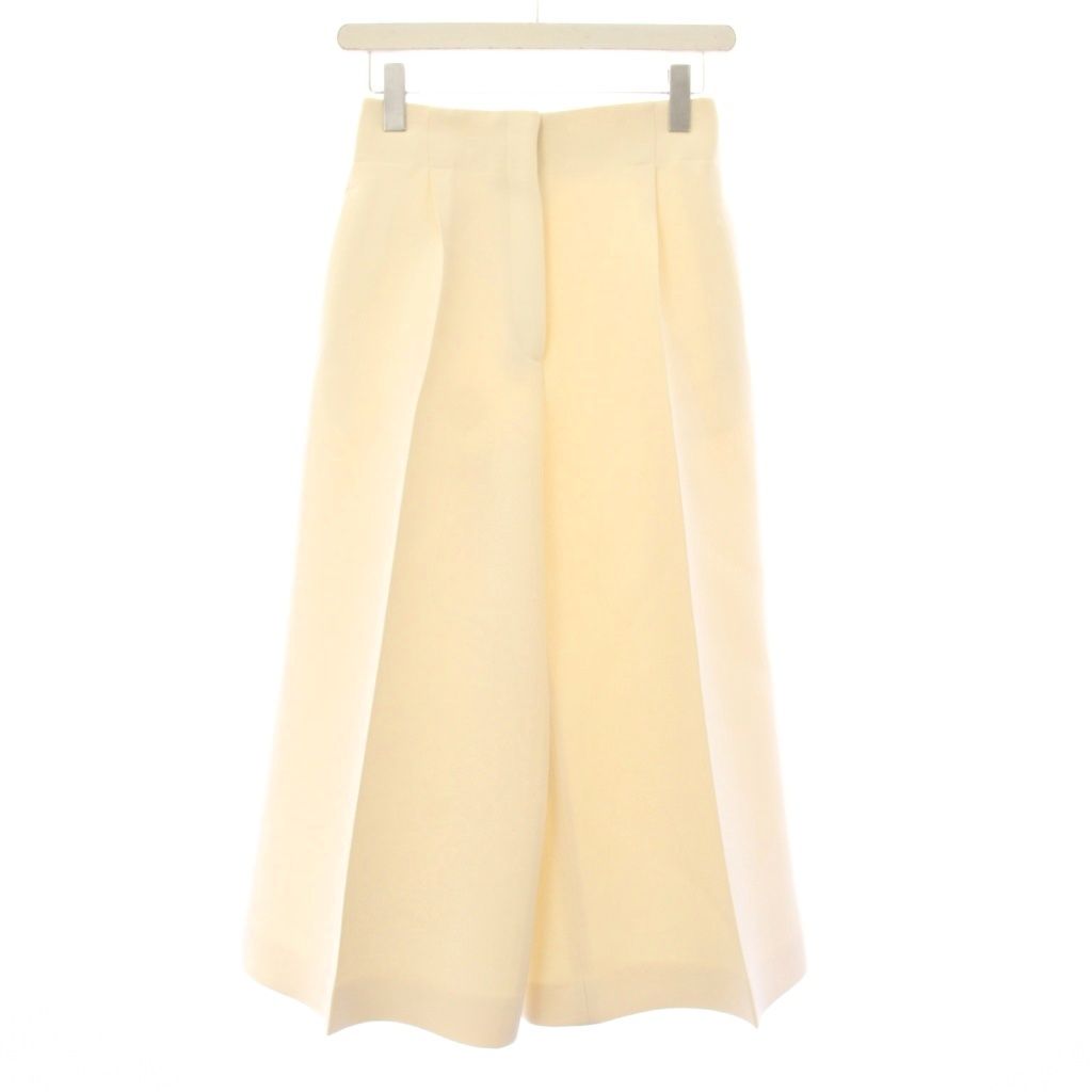 Celine Phoebe Philo Era Wide Pants Cropped High Waist 34 White 2
