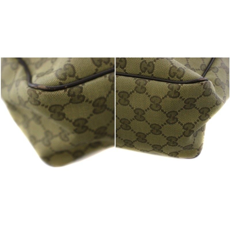 Gucci Messenger Bag GG Canvas Khaki — view 9