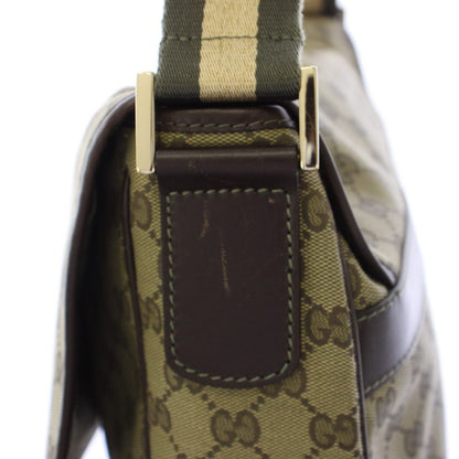 Gucci Messenger Bag GG Canvas Khaki — view 8