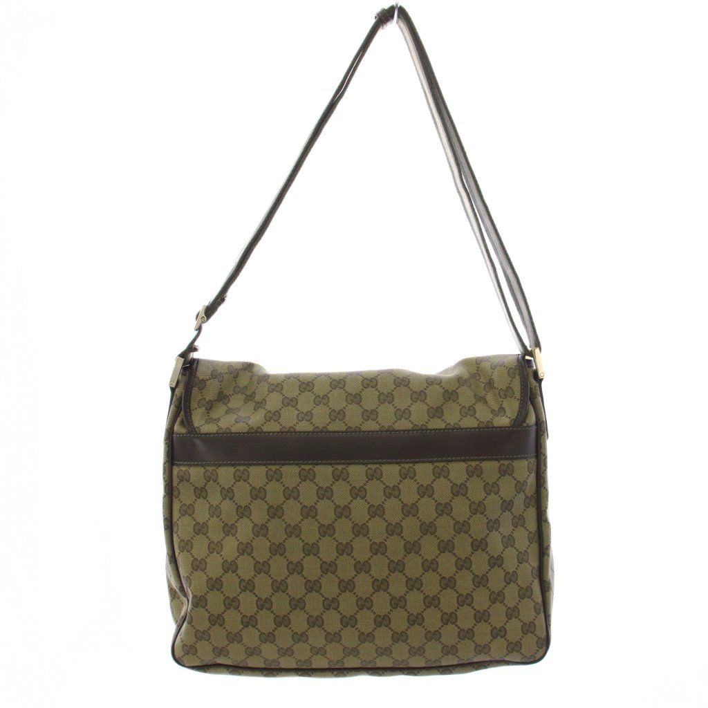 Gucci Messenger Bag GG Canvas Khaki — view 3