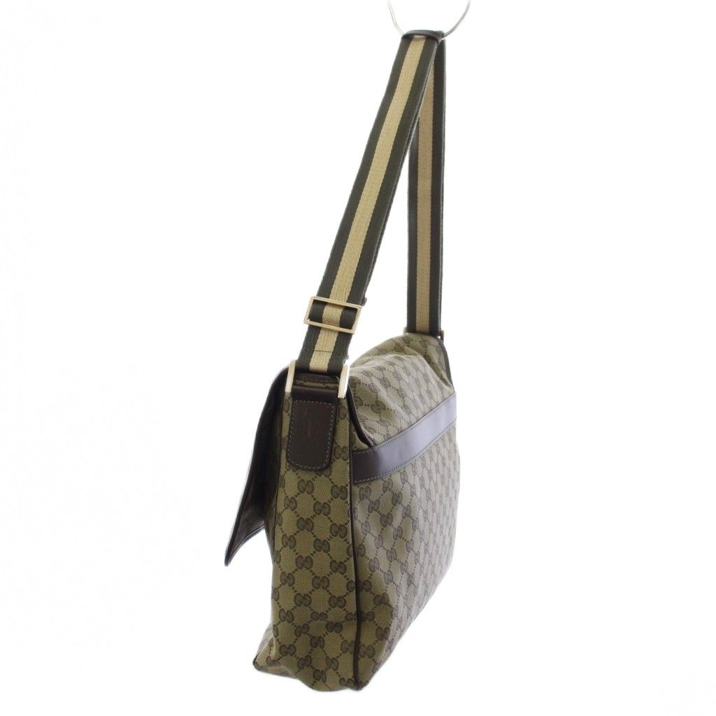 Gucci Messenger Bag GG Canvas Khaki — view 2