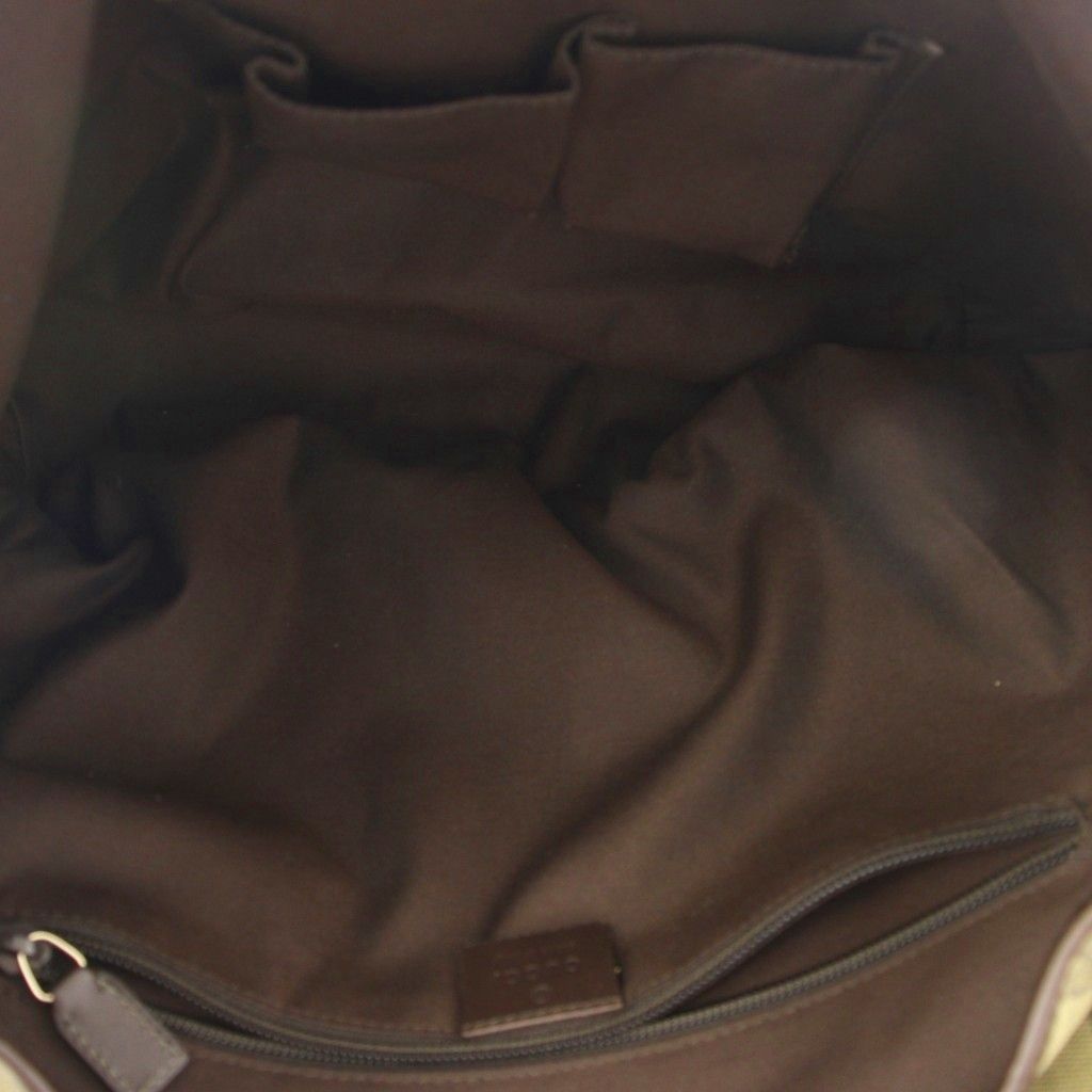 Gucci Messenger Bag GG Canvas Khaki — view 6