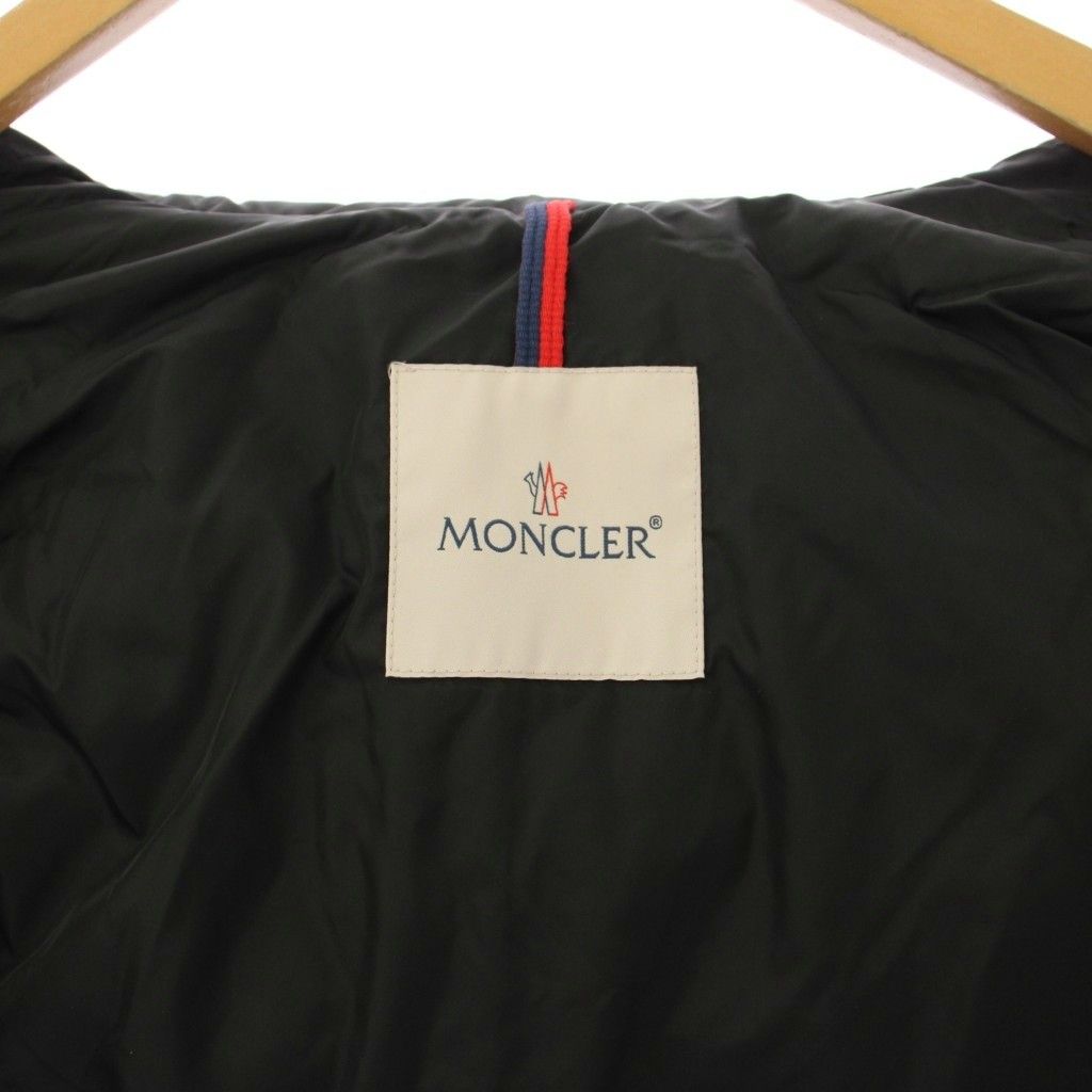 Moncler Morandieres Down Jacket Quilted Hoodie 1 Khaki — view 7