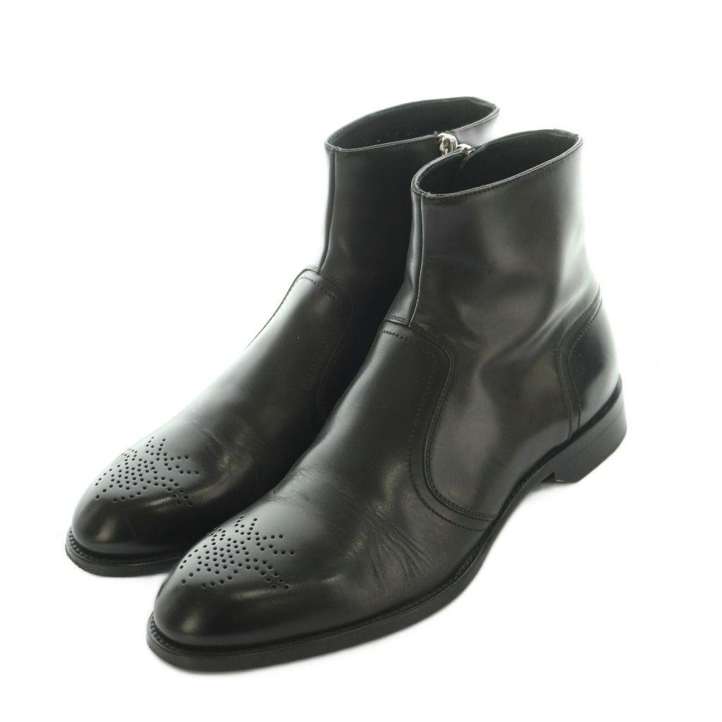 Dior Homme Side Zip Short Boots 40 Black — view 2