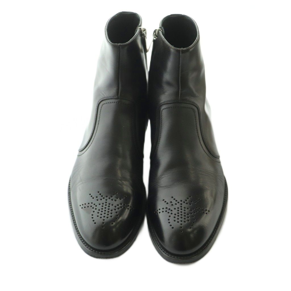 Dior Homme Side Zip Short Boots 40 Black — view 6