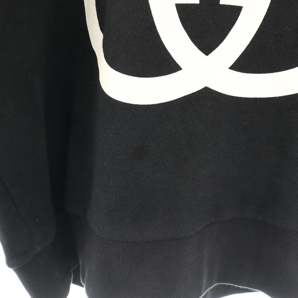 Gucci Interlocking Hoodie M Black SY — view 7