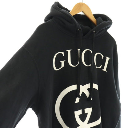 Gucci Interlocking Hoodie M Black SY — view 3