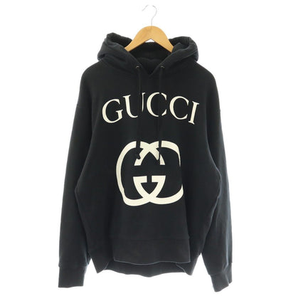 Gucci Interlocking Hoodie M Black SY