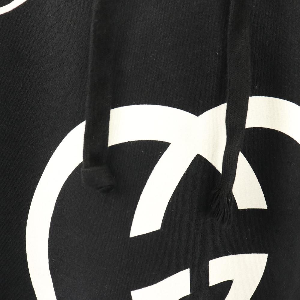 Gucci Interlocking Hoodie M Black SY — view 4