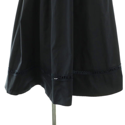 Moncler Abito Dress Contrast Logo Lace S Navy CX — view 5