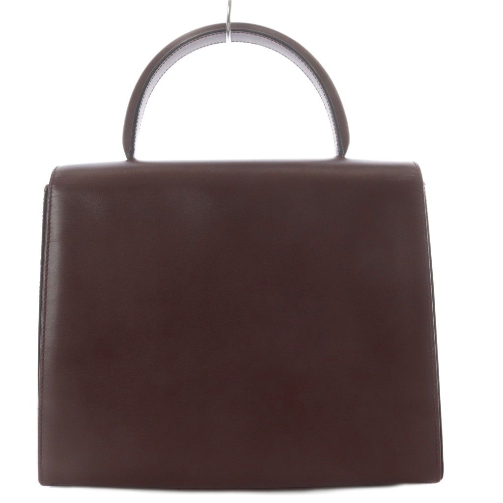 Cartier Must Line Square Bag Handbag One Handle Leather Bordeaux — view 2