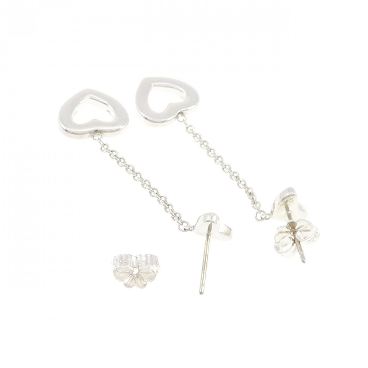 Tiffany & Co Heart Link Drop Earrings — view 3