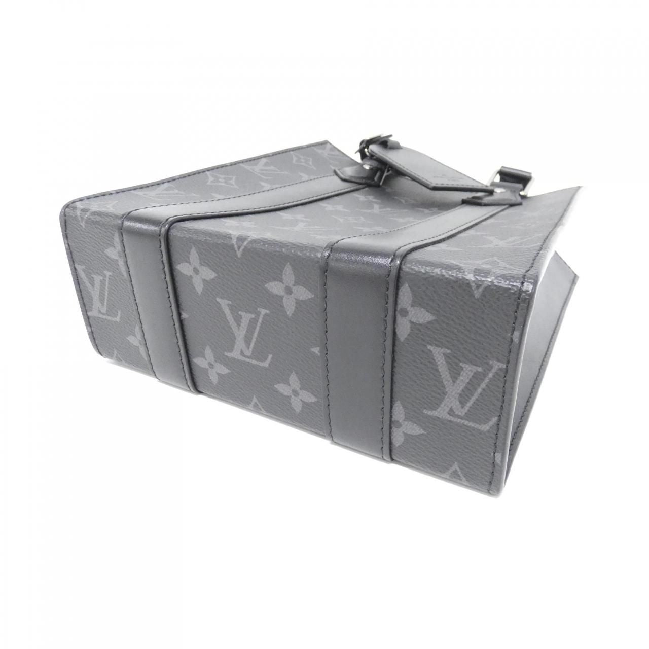 Louis Vuitton Monogram Eclipse Sac Plat Mini Bag — view 2