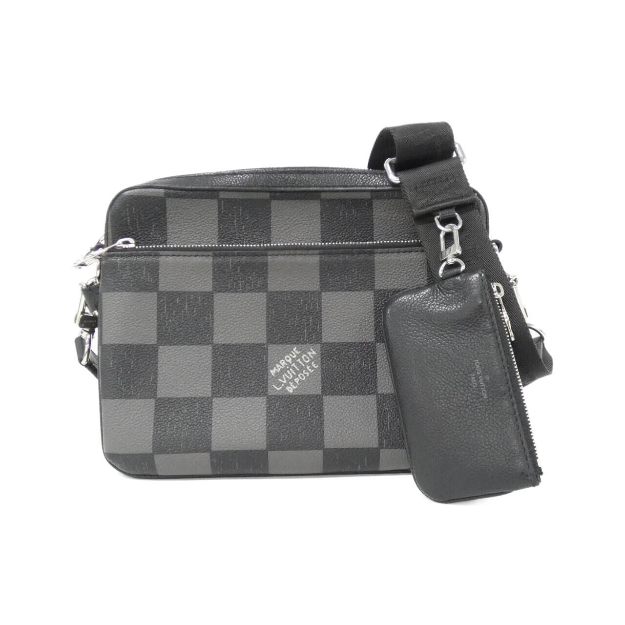 Louis Vuitton Damier Checkerboard Trio Messenger Shoulder Bag