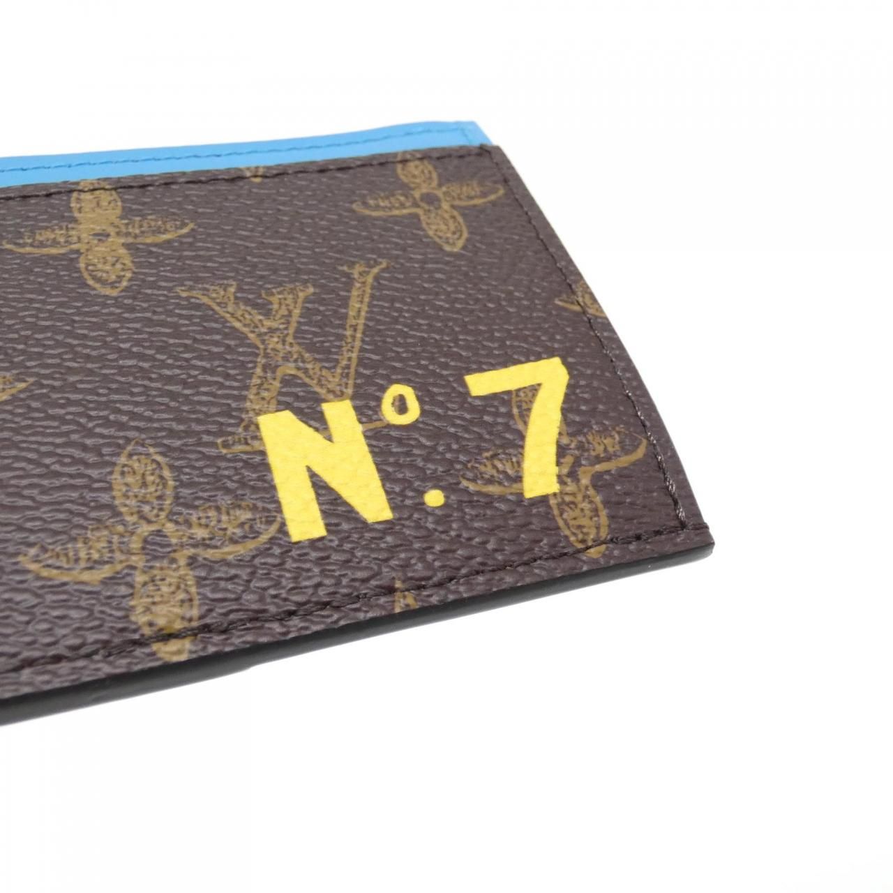 Louis Vuitton Monogram Coin Card Holder Case — view 3