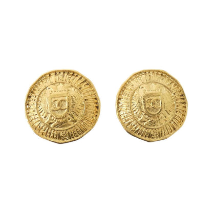 Chanel Vintage Earrings Gold