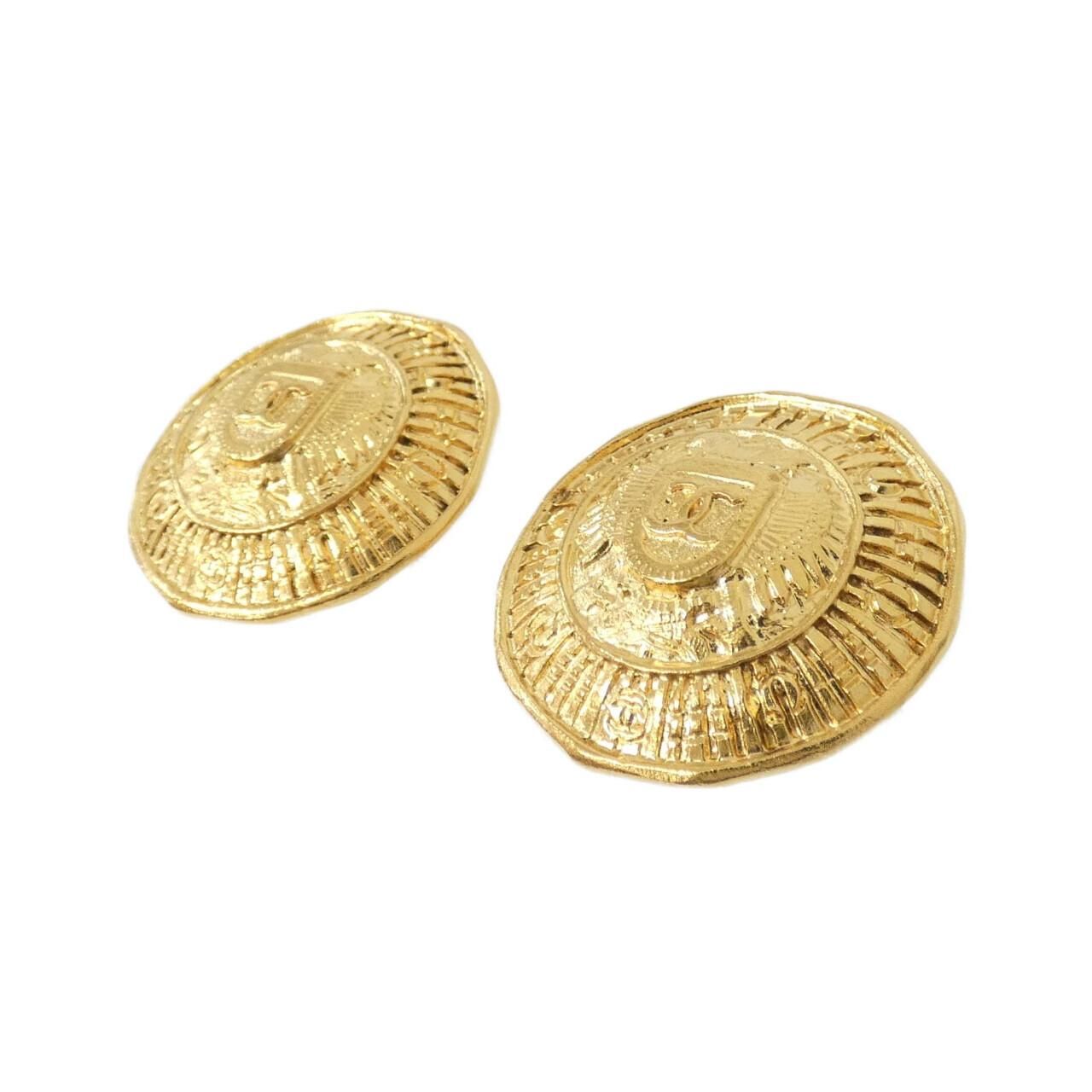 Chanel Vintage Earrings Gold — view 2
